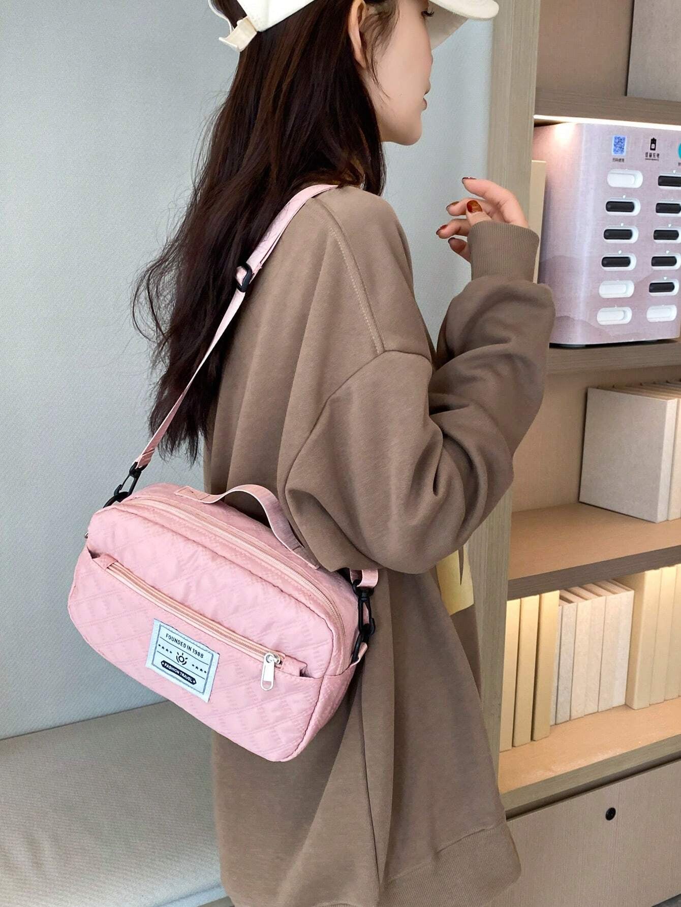 2PCS Large Capacity Travel Duffel Bag, Wet and Dry Separation Fitness Bag, Weekend Overnight Shoulder Bag, Hospital Necessary Mommy Bag, Travel Bag, Holiday Bag, Weekend Bag, Overnight Bag, with a Pull Bar Bag, with Shoe Storage, Boarding Bag, Cosmetics S Allinoneshop-24