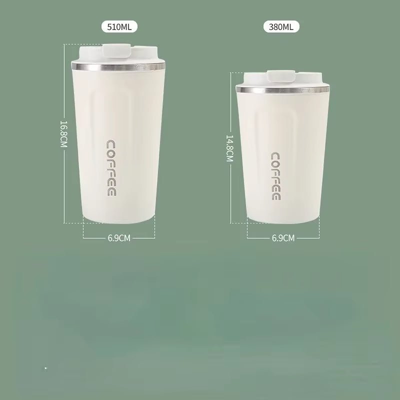 380/510ML Stainless Steel Thermal Mug Thermo for Coffee Water Bottle Leakproof Travel Drinkware Travel Thermal Mug Allinoneshop-24