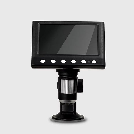 4.3'' Digital Microscope 1600X USB Microscope 1080P Soldering Microscope with 8 Leds Compatible with Windows/Mac OS (DM7) Allinoneshop-24