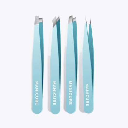 4Pcs Set Professional Tweezers Set Perfect for Eyebrow Hair Removal Splinter Very Effortless and Relaxed to Remove Allinoneshop-24