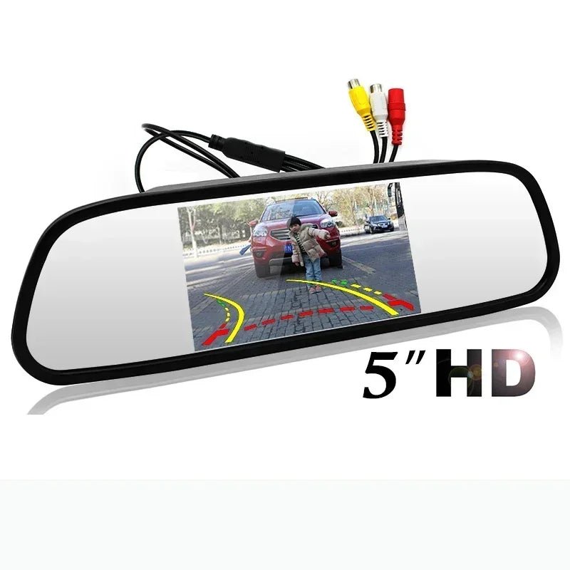 5" Mirror Monitor for Car Backup Camera Rear View Parking System Night Vision Allinoneshop-24