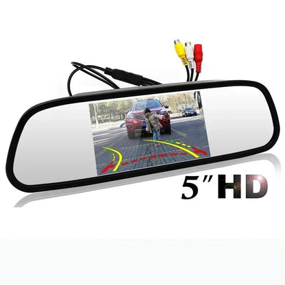 5" Mirror Monitor for Car Backup Camera Rear View Parking System Night Vision Allinoneshop-24