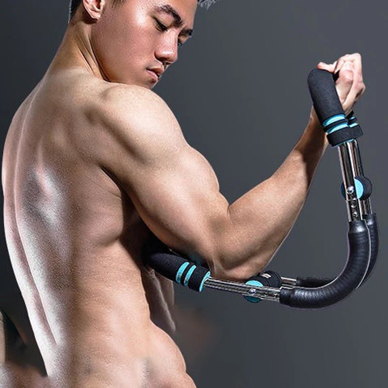 50KG Multi Functional Adjustable Arm Strength Device Chest Expansion Arm Muscle Trainer 50Kg U-Shaped Fitness Equipment Allinoneshop-24