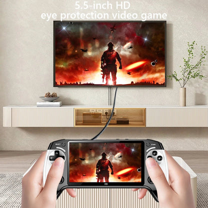 5.5 Inch Screen Handheld Game Player 1500Mah Electronic Game Player Type-C Charging Portable Game Player for Kids Adults Allinoneshop-24