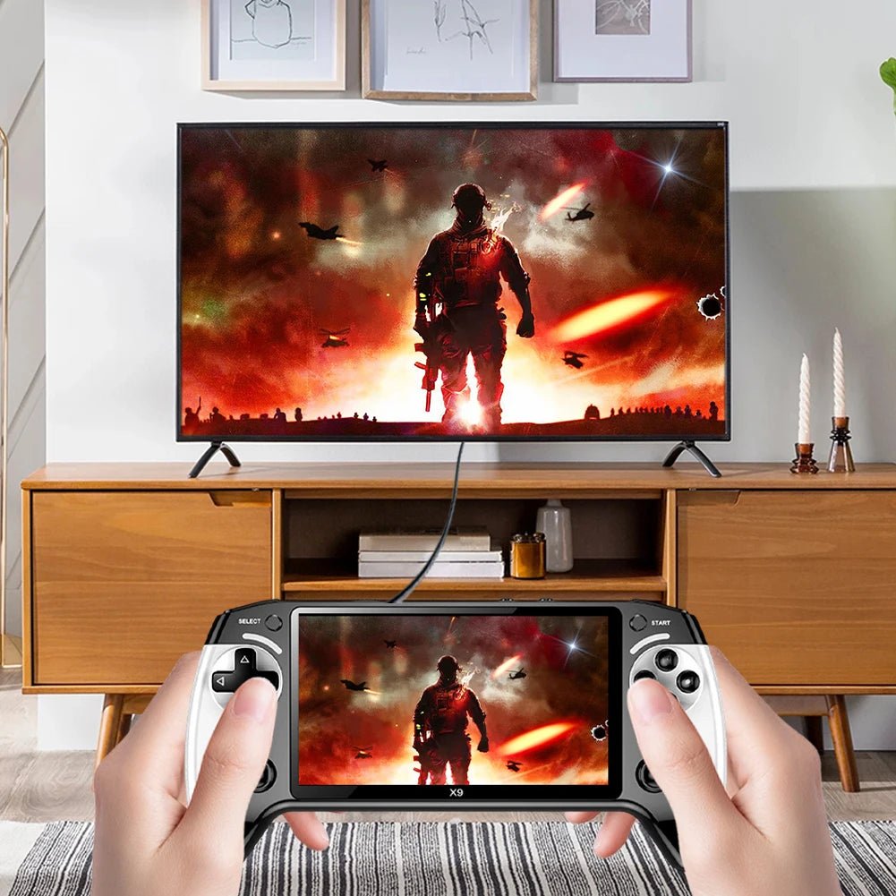 5.5 Inch Screen Handheld Game Player 1500Mah Electronic Game Player Type-C Charging Portable Game Player for Kids Adults Allinoneshop-24