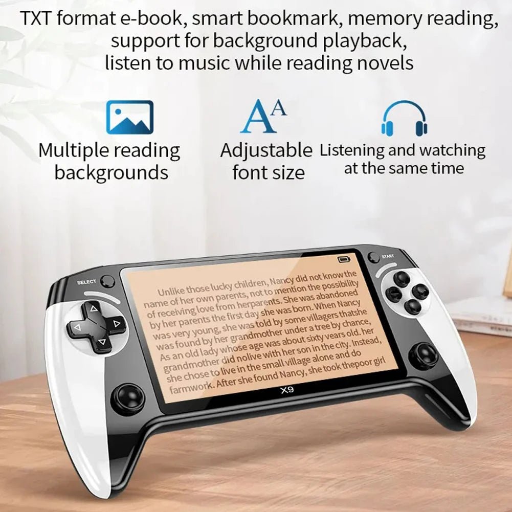 5.5 Inch Screen Handheld Game Player 1500Mah Electronic Game Player Type-C Charging Portable Game Player for Kids Adults Allinoneshop-24