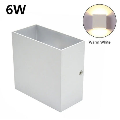 6W 12W LED Wall Lamp Indoor Porch Bedroom Wall Lamp Corridor Balcony Lamp Aluminum Warm/White Light Bedside Decoration Lamp Allinoneshop-24