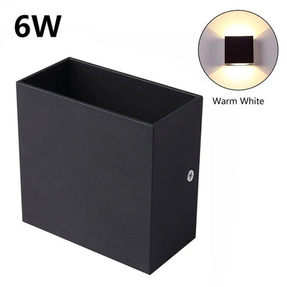6W 12W LED Wall Lamp Indoor Porch Bedroom Wall Lamp Corridor Balcony Lamp Aluminum Warm/White Light Bedside Decoration Lamp Allinoneshop-24