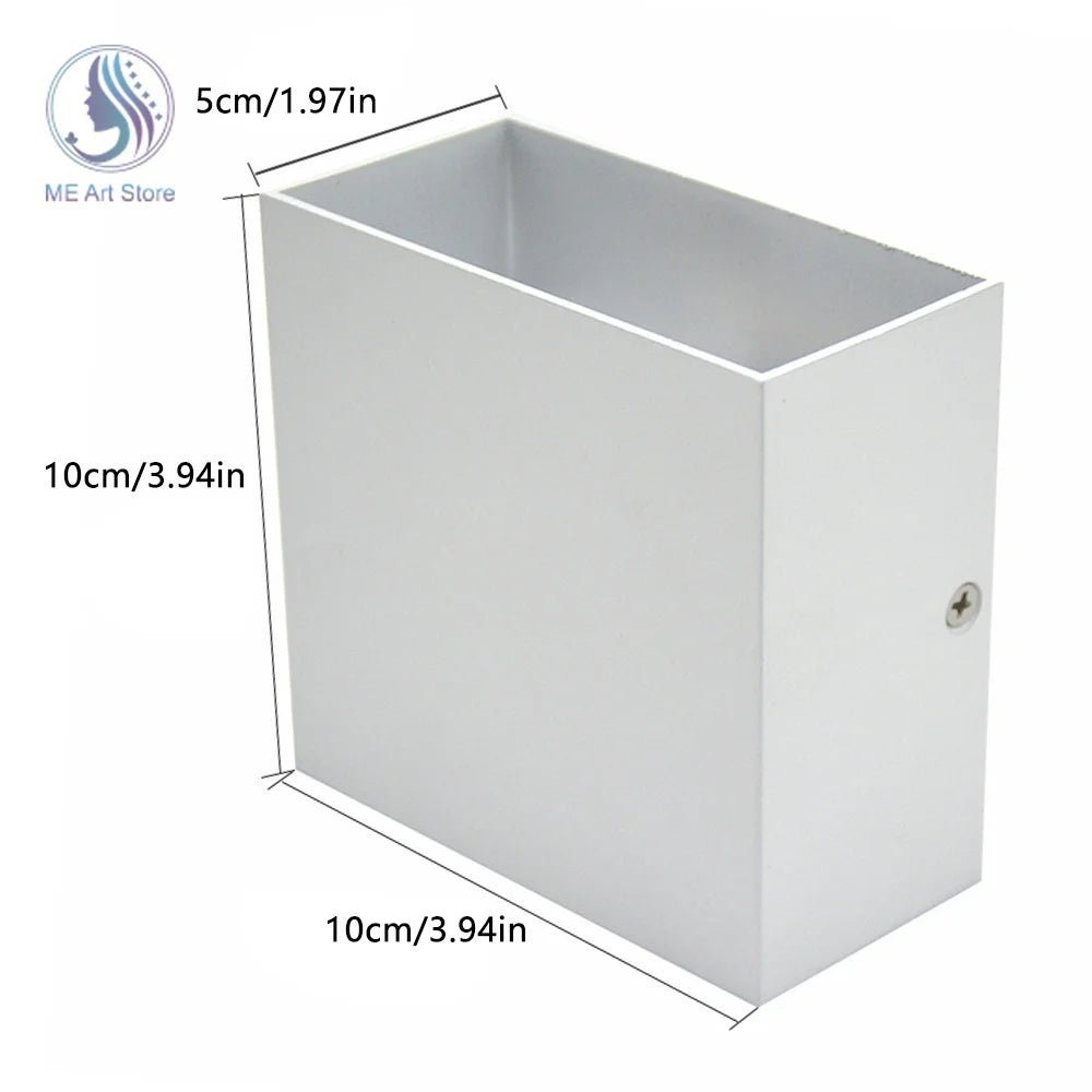 6W 12W LED Wall Lamp Indoor Porch Bedroom Wall Lamp Corridor Balcony Lamp Aluminum Warm/White Light Bedside Decoration Lamp Allinoneshop-24