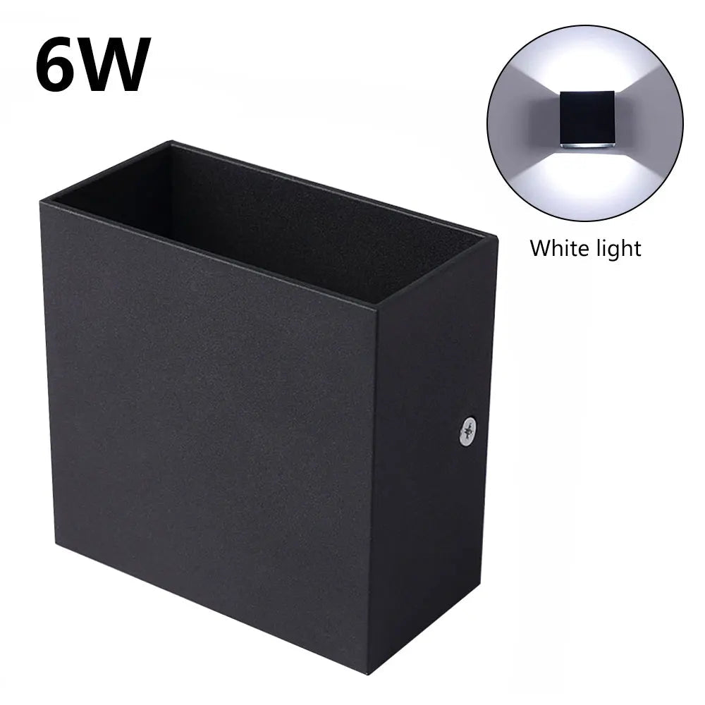 6W 12W LED Wall Lamp Indoor Porch Bedroom Wall Lamp Corridor Balcony Lamp Aluminum Warm/White Light Bedside Decoration Lamp Allinoneshop-24