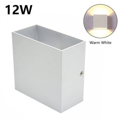 6W 12W LED Wall Lamp Indoor Porch Bedroom Wall Lamp Corridor Balcony Lamp Aluminum Warm/White Light Bedside Decoration Lamp Allinoneshop-24