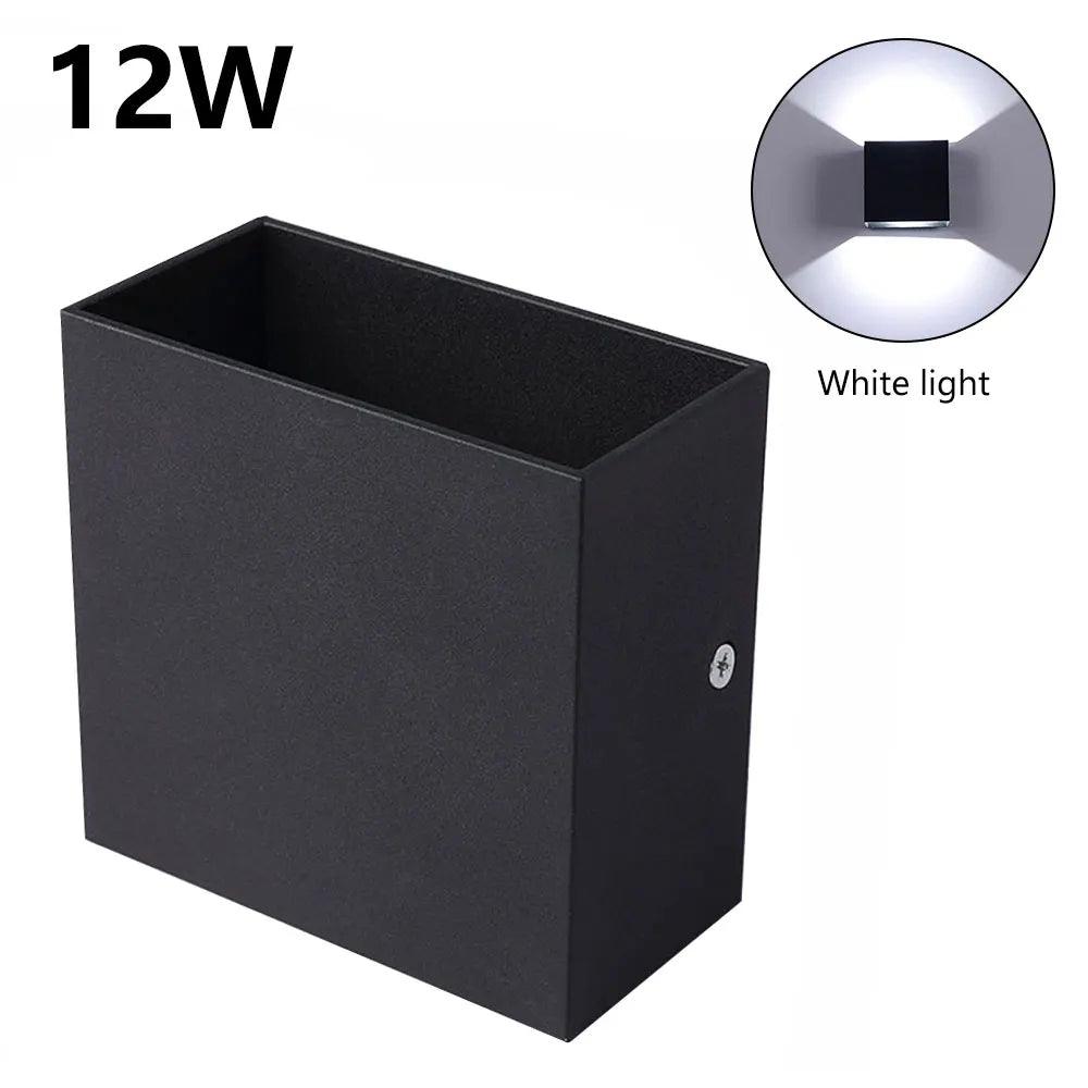 6W 12W LED Wall Lamp Indoor Porch Bedroom Wall Lamp Corridor Balcony Lamp Aluminum Warm/White Light Bedside Decoration Lamp Allinoneshop-24