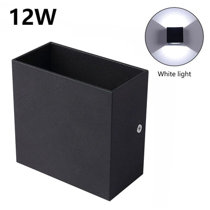 6W 12W LED Wall Lamp Indoor Porch Bedroom Wall Lamp Corridor Balcony Lamp Aluminum Warm/White Light Bedside Decoration Lamp Allinoneshop-24