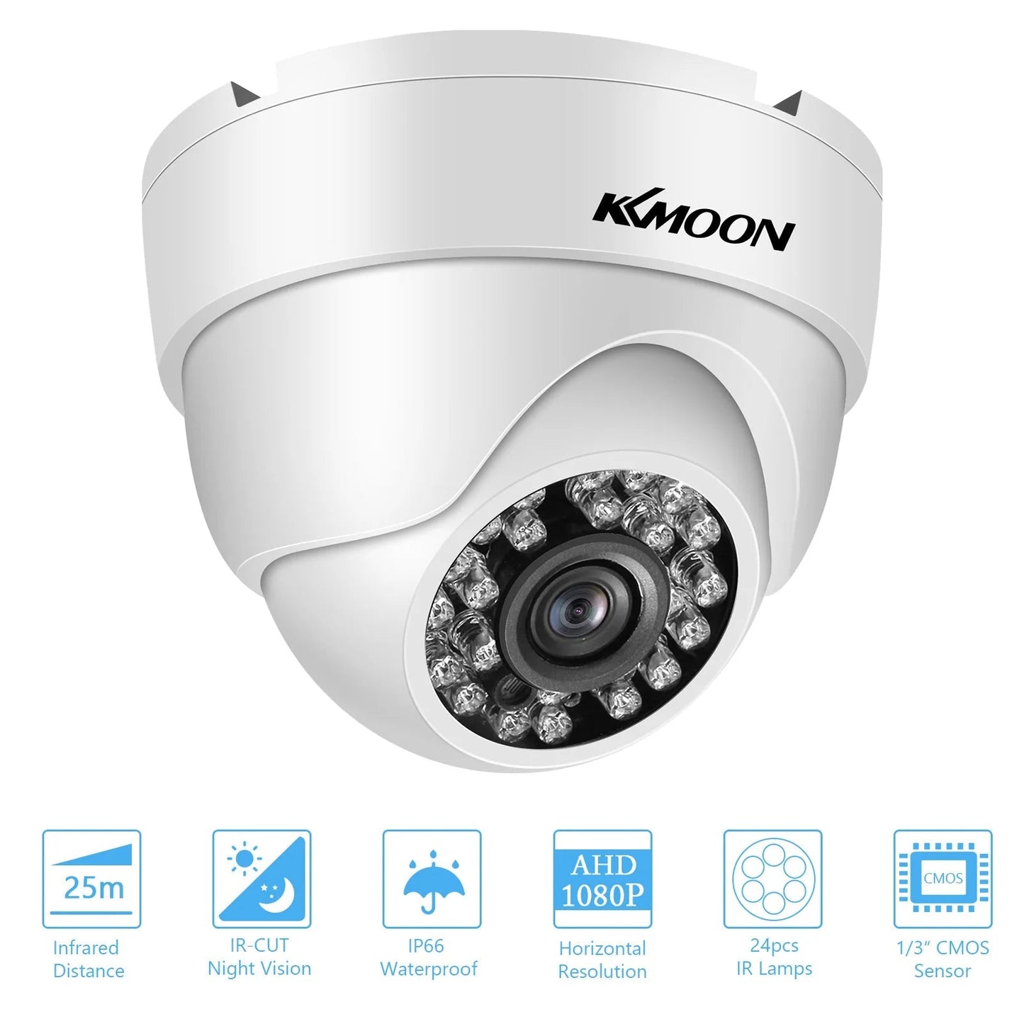 720P Analog Security Camera Surveillance CCTV Camera Outdoor Weatherproof,Infrared Night Vision,Motion Detection for Analog DVR Allinoneshop-24