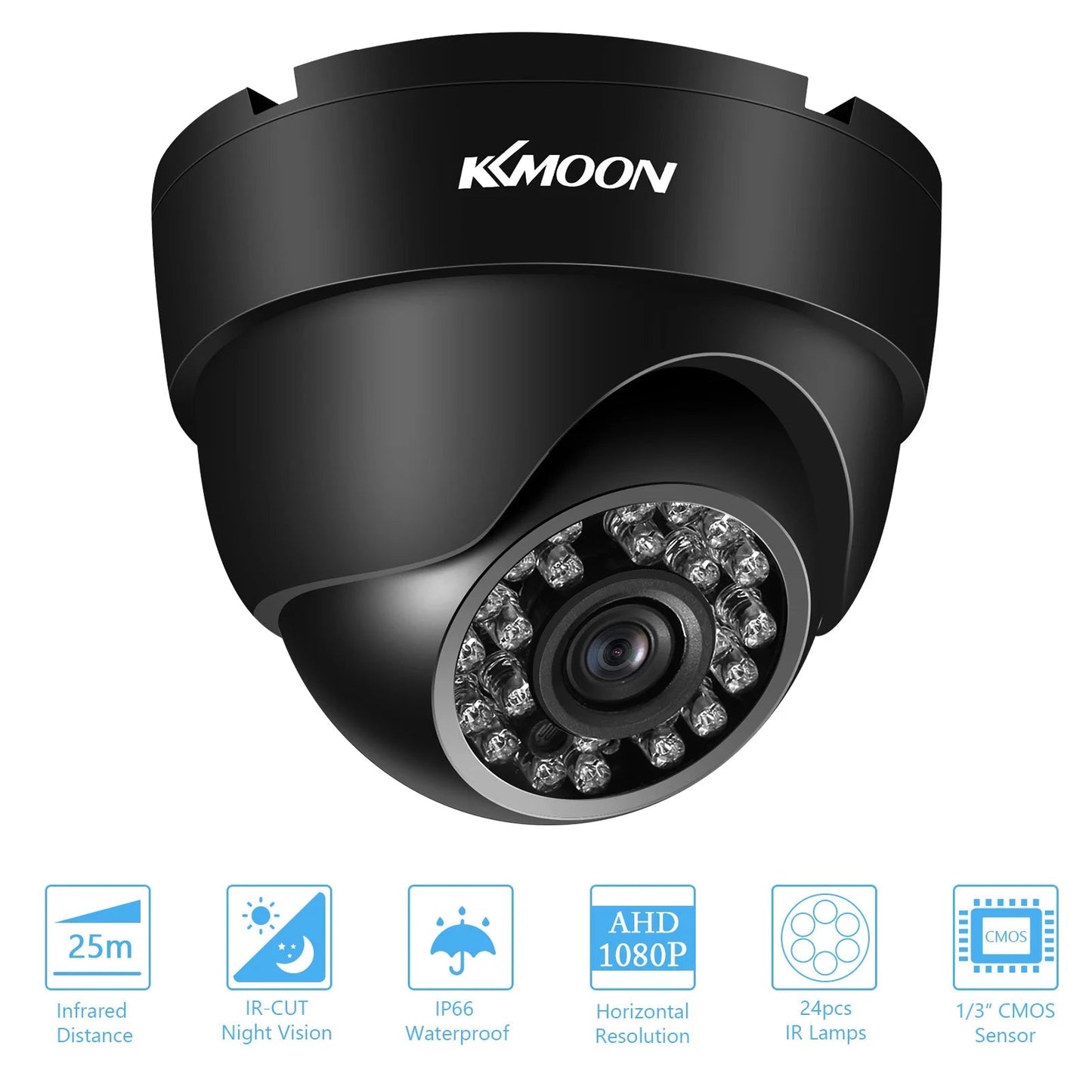 720P Analog Security Camera Surveillance CCTV Camera Outdoor Weatherproof,Infrared Night Vision,Motion Detection for Analog DVR Allinoneshop-24
