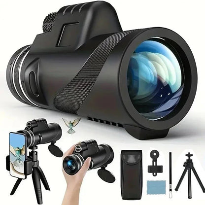 80X100 Portable Zoom HD 5000M Telescope Folding Long Distance Mini Powerful Telescope for Hunting Sports Outdoor Camping Travel Allinoneshop-24