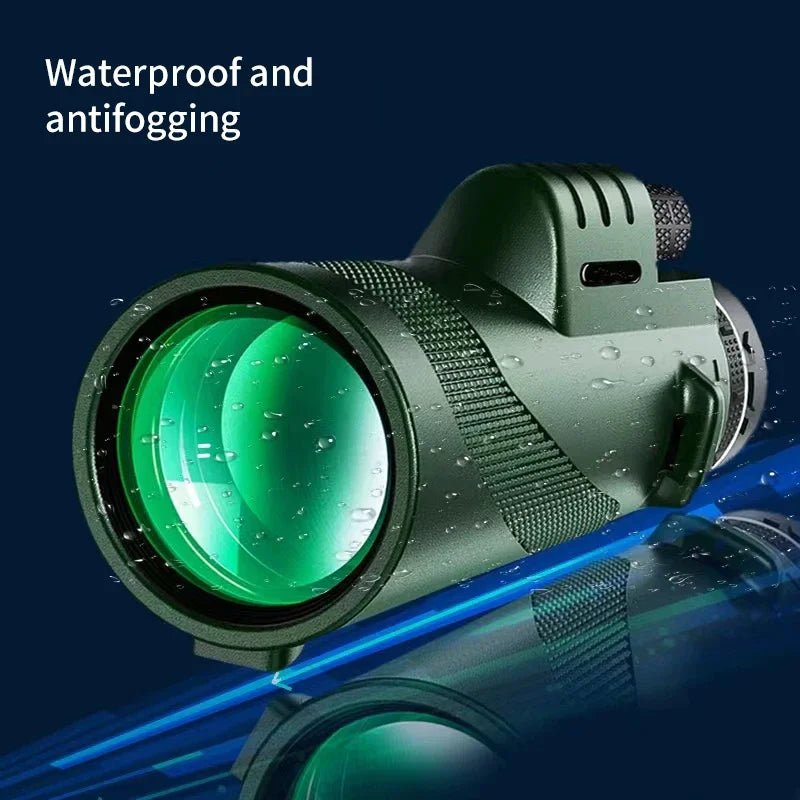 80X100 Portable Zoom HD 5000M Telescope Folding Long Distance Mini Powerful Telescope for Hunting Sports Outdoor Camping Travel Allinoneshop-24