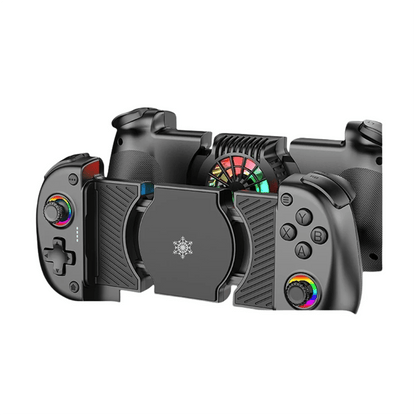 AM-X5mini Wireless Mobile Phone Gaming Controller with Cooling Fan Bluetooth Stretchable Gamepad for Android/iOS/Steam/PC C Allinoneshop-24