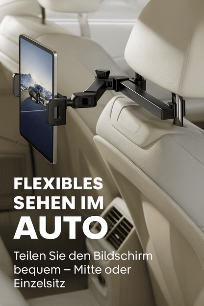 Auto Tablet Halterung, Kopfstützen Tablet Halter Ständer Kompatibel mit iPad Air Mini und anderen 4,7 - 12,9 Zoll Geräten - Allinoneshop - 24744759314383