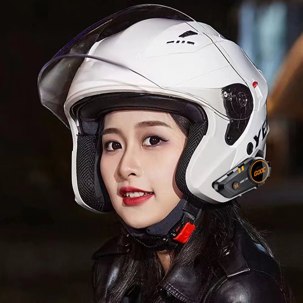 Bluetooth 5.3 Helmet Headset Wireless Hands-Free Call Phone Kit Motorcycle Waterproof Earphone MP3 Music Player Speaker for Moto Allinoneshop-24