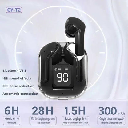 Bluetooth 5.3 Over-Ear Headphones, Air31 True Wireless Stereo Hi-Fi Sound Headphones, Nirkabel Headphones LED Does not apply