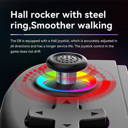 BSP D8 RGB Tablet Controller Wireless Handle for Switch Game Bluetooth Stretching Joystick for P3 P4 Android IOS Gamepad Allinoneshop-24