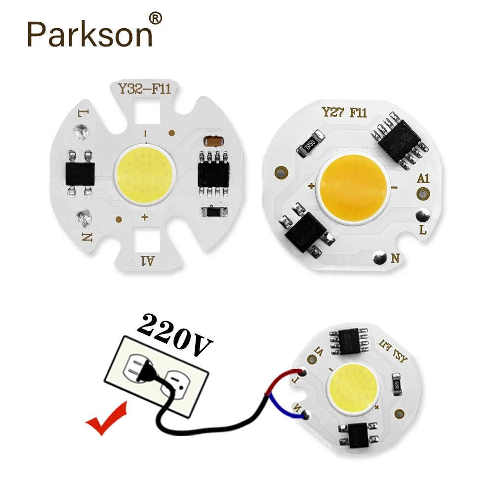 Cob Led Chip Lights Spotlights Lamp 220V Smart 3W 5W 7W 9W 10W 12W Lamp for Flood Light Rectangular No Need Driver Lampara Diy Allinoneshop-24