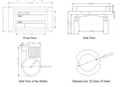 Ebike Controller Display SW900 Electric LCD Meter CSC 36/48V 250/350/500/1000/1500W Dual Mode Controller for Mtb/Fat Hub Motor Allinoneshop-24