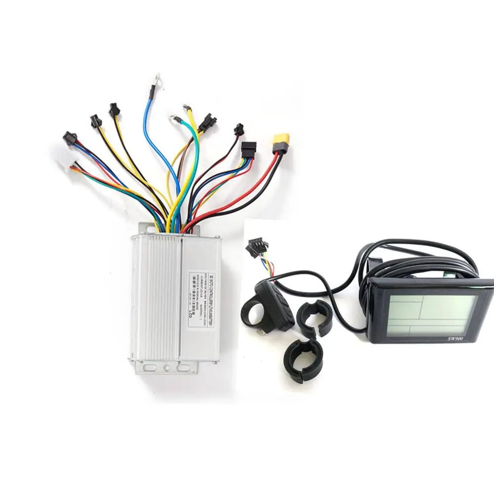 Ebike Controller Display SW900 Electric LCD Meter CSC 36/48V 250/350/500/1000/1500W Dual Mode Controller for Mtb/Fat Hub Motor Allinoneshop-24