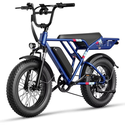 Electric Bike,1200W Peak Upgrade Motor & 30MPH & 70Miles] Full Suspension Ebike with 48V 13Ah Removable Battery Electric Bicycle Allinoneshop-24
