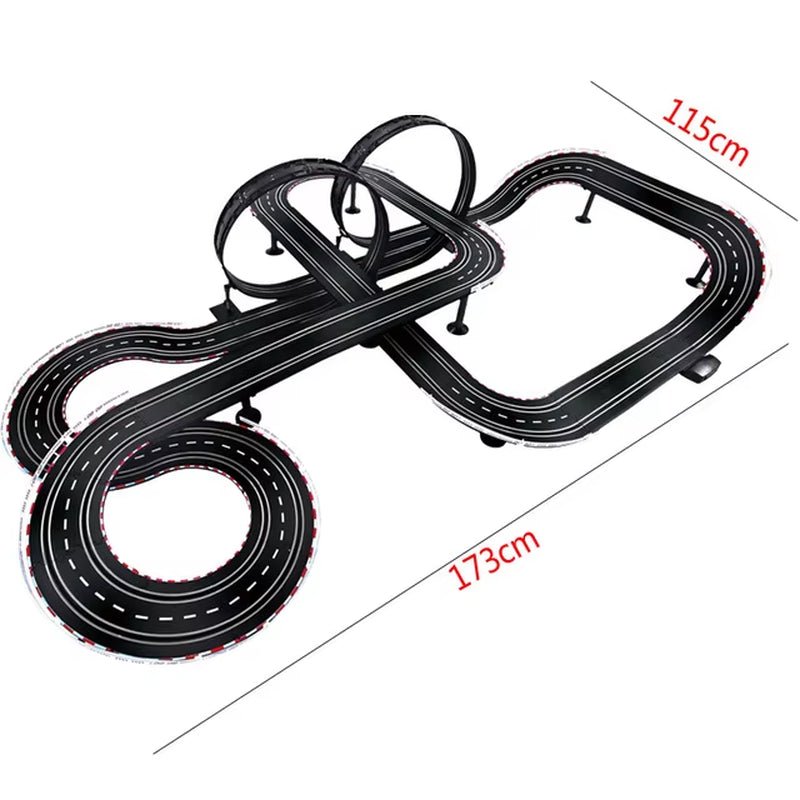 Electric Track Railway Remote Control Car Train Toys Autorama Racing Track Circuit Voiture Slot Car Railway Toys for Boy Kids Allinoneshop-24