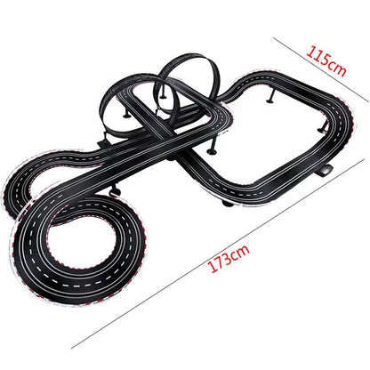 Electric Track Railway Remote Control Car Train Toys Autorama Racing Track Circuit Voiture Slot Car Railway Toys for Boy Kids Allinoneshop-24