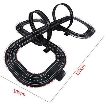 Electric Track Railway Remote Control Car Train Toys Autorama Racing Track Circuit Voiture Slot Car Railway Toys for Boy Kids Allinoneshop-24
