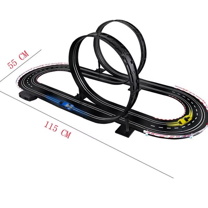 Electric Track Railway Remote Control Car Train Toys Autorama Racing Track Circuit Voiture Slot Car Railway Toys for Boy Kids Allinoneshop-24