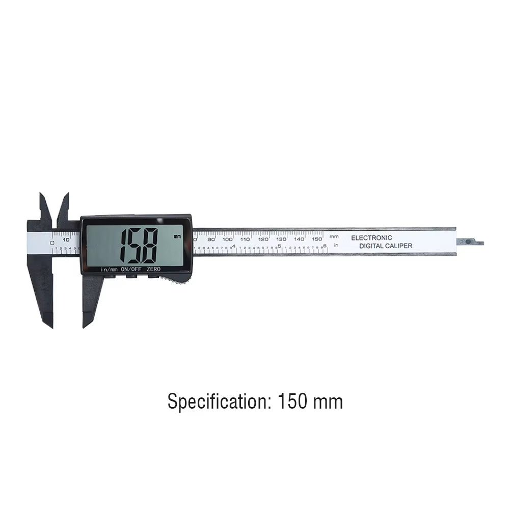ET50 150Mm Digital Caliper Stainless Steel Fraction / MM / Inch 0.01Mm High Precision for Mechanical Components Measure Allinoneshop-24