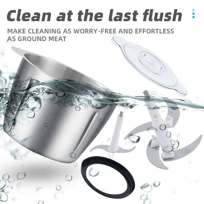Factory Wholesale Kitchen Home Vegetable Meat Chopper Food Processor Stainless Steel 2L 3L 5L Mincer Electric Meat Grinders Allinoneshop-24