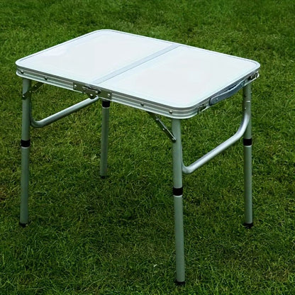 Foldable Portable Camping Table Outdoor Furniture Camping Equipment Camping Table Stainless Steel Picnic Desk Nature Hike Allinoneshop-24