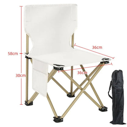 Folding Portable Camping Chair Lightweight Tourist Lounge Chairs Fishing Chair Outdoor Furniture Nature Hike Travel Beach Garden Allinoneshop-24