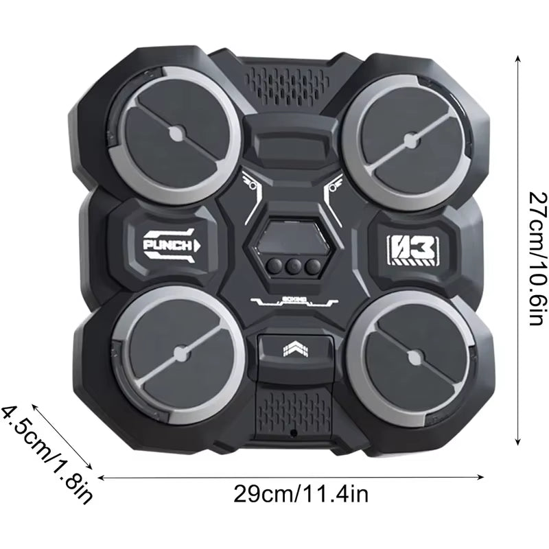 Funny Music Boxing Machine for Children Smart Music Boxing Machine Wall Mounted Decompression Wall Target Toys Boxing Trainer Allinoneshop-24