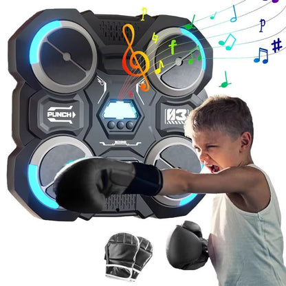 Funny Music Boxing Machine for Children Smart Music Boxing Machine Wall Mounted Decompression Wall Target Toys Boxing Trainer Allinoneshop-24