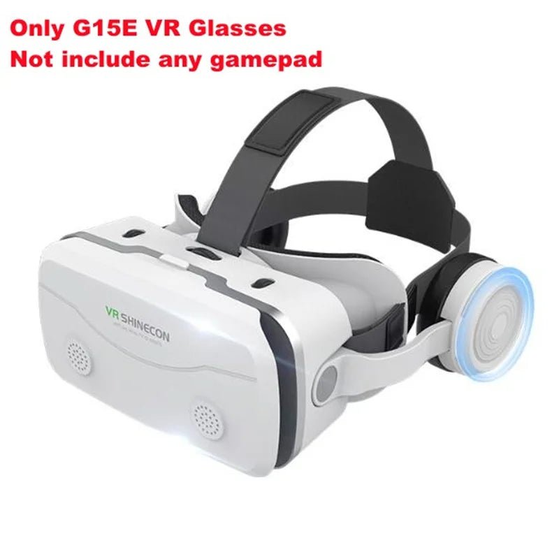 G15E VR Glasses IMAX 3D Movies Virtual Reality VR Glasses Google Cardboard Box VR Helmet for 4.7-7" Phone,Support Game Joystick Allinoneshop-24