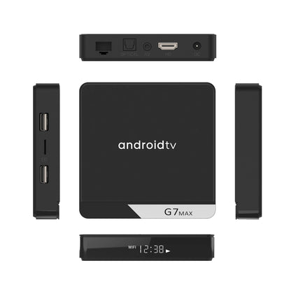 G7 Max Smart TV Box Android 11 S905X4 4GB 64GB 1000M AV1 4K HD 2.4Ghz/5Ghz Dual Wifi USB3.0 Set Top Box Media Player 4GB 32GB Allinoneshop-24