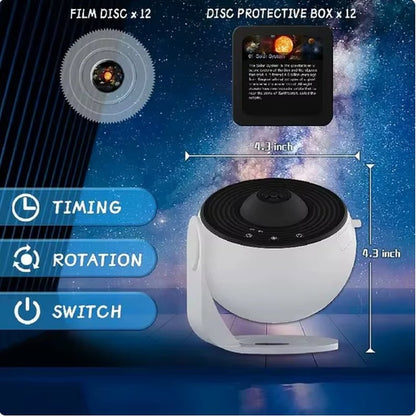 Galaxy Projector Night Light 360° Rotating Starry Sky LED Lamp for Kids Bedroom Home Decor & Gifts Allinoneshop-24