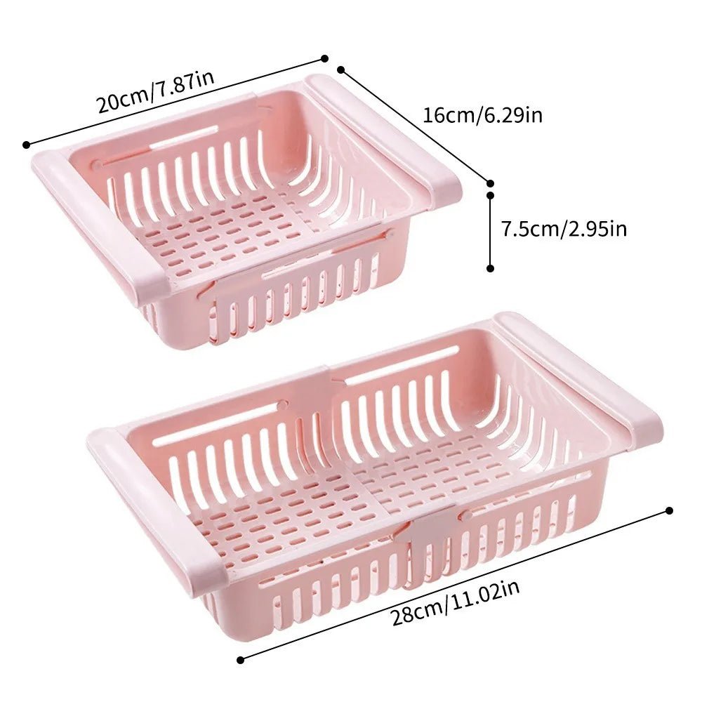 Hanging Kitchen Organizer Refrigerator Egg Fruit Storage Box Drawer Baskets Kitchen Accessories Fridge Organizer Shelf Allinoneshop-24
