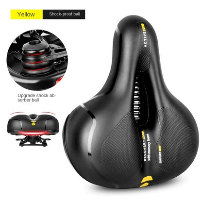 Hollow Breathable Bicycle Saddle MTB Road Bike Saddle Shock Absorbing Comfortable Big Butt Bike Seat Bicycle Accessories Allinoneshop-24