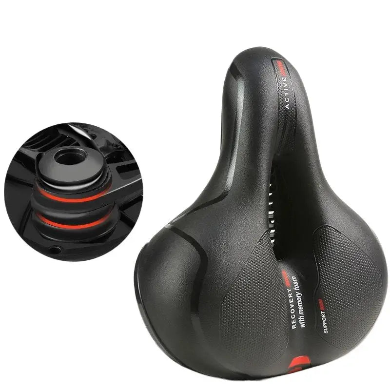 Hollow Breathable Bicycle Saddle MTB Road Bike Saddle Shock Absorbing Comfortable Big Butt Bike Seat Bicycle Accessories Allinoneshop-24