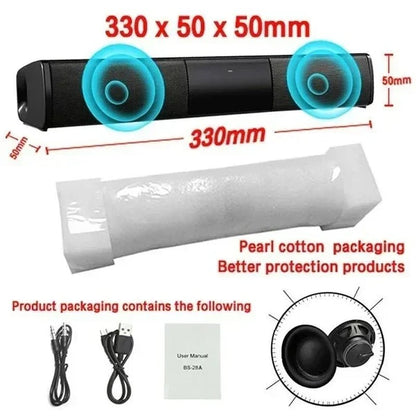 Home Theater Sound System Bluetooth Speaker Computer Speakers for TV Soundbar Box Subwoofer Radio Music Center Boom Box Column Allinoneshop-24