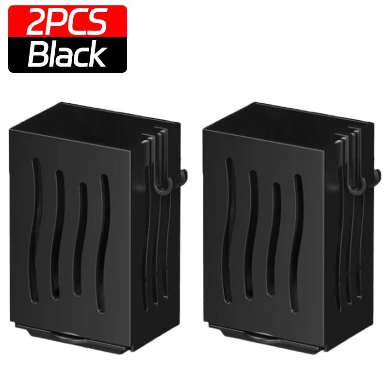 Household Kitchen Utensil Rack Multifunctional Draining Chopstick Holder Wallmounted Freestanding Cutlery Storage Plastic Holder Allinoneshop-24