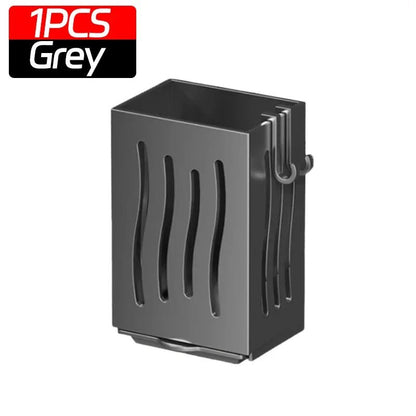 Household Kitchen Utensil Rack Multifunctional Draining Chopstick Holder Wallmounted Freestanding Cutlery Storage Plastic Holder Allinoneshop-24