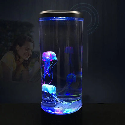 Jellyfish Lamp Color Changing Remote Control Aquarium Tank LED Night Light Birthday Gift USB Charging Relaxing Mood Allinoneshop-24